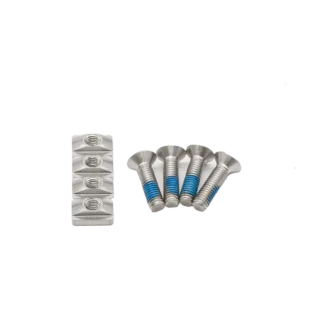 CORE Foil Mastbase Slot Nut + Screw Set